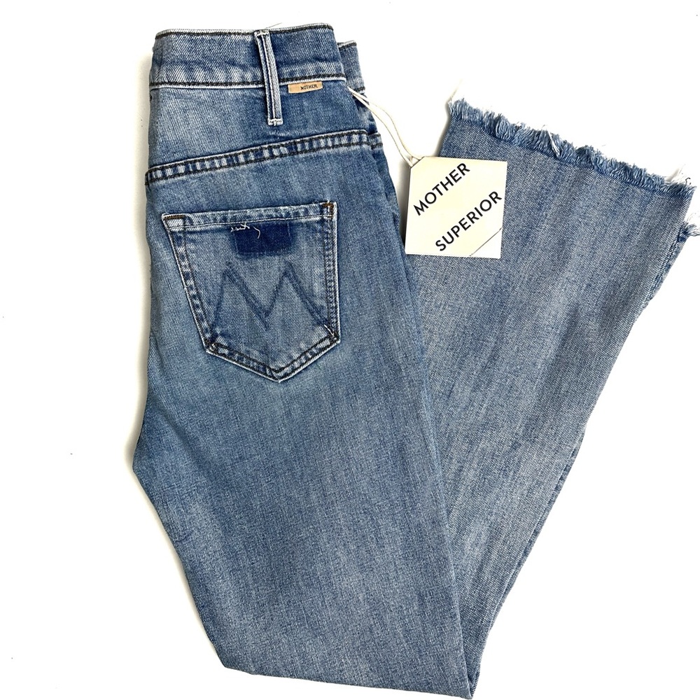 Mother Jeans Hustler Ankle Fray 25